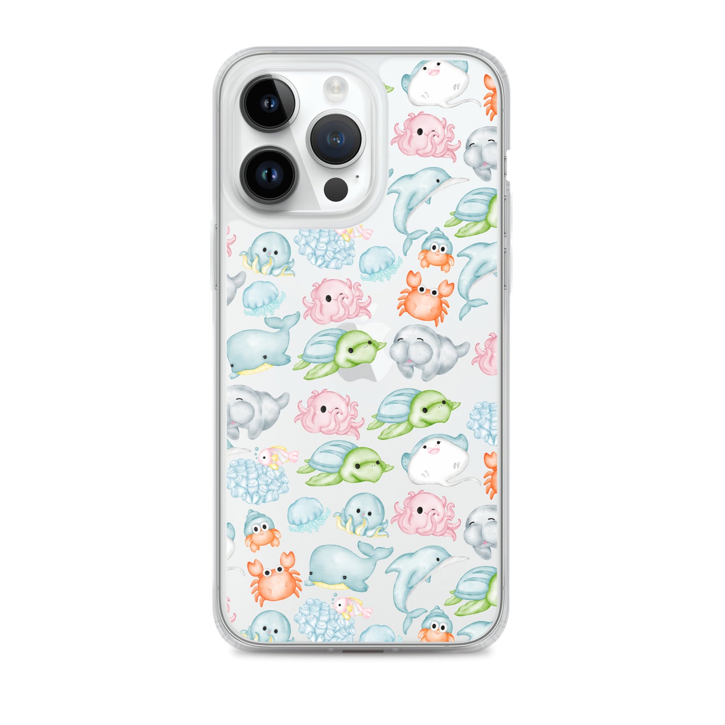 Under The Sea Animal Party Clear Case for iPhone®