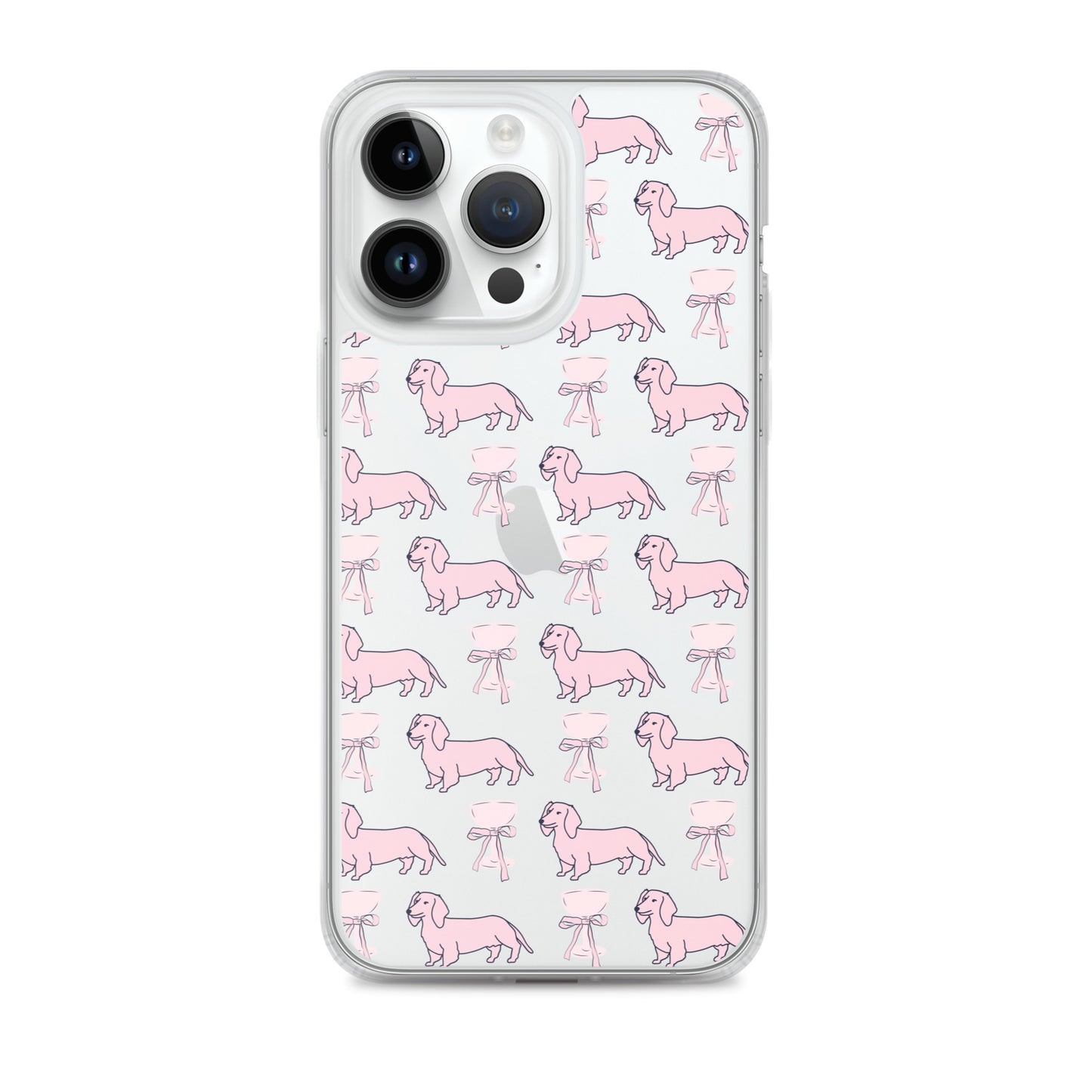 Puppies & Prosecco Pink Clear Case for iPhone®