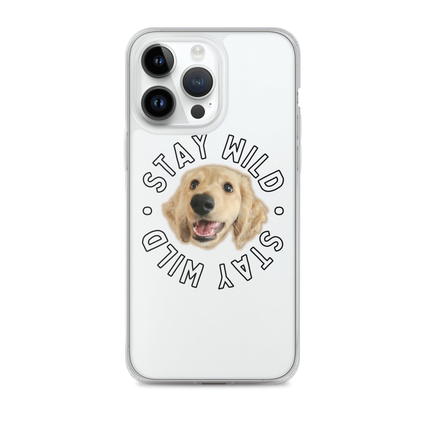 'Stay Wild' Custom Personalized Clear Case for iPhone®