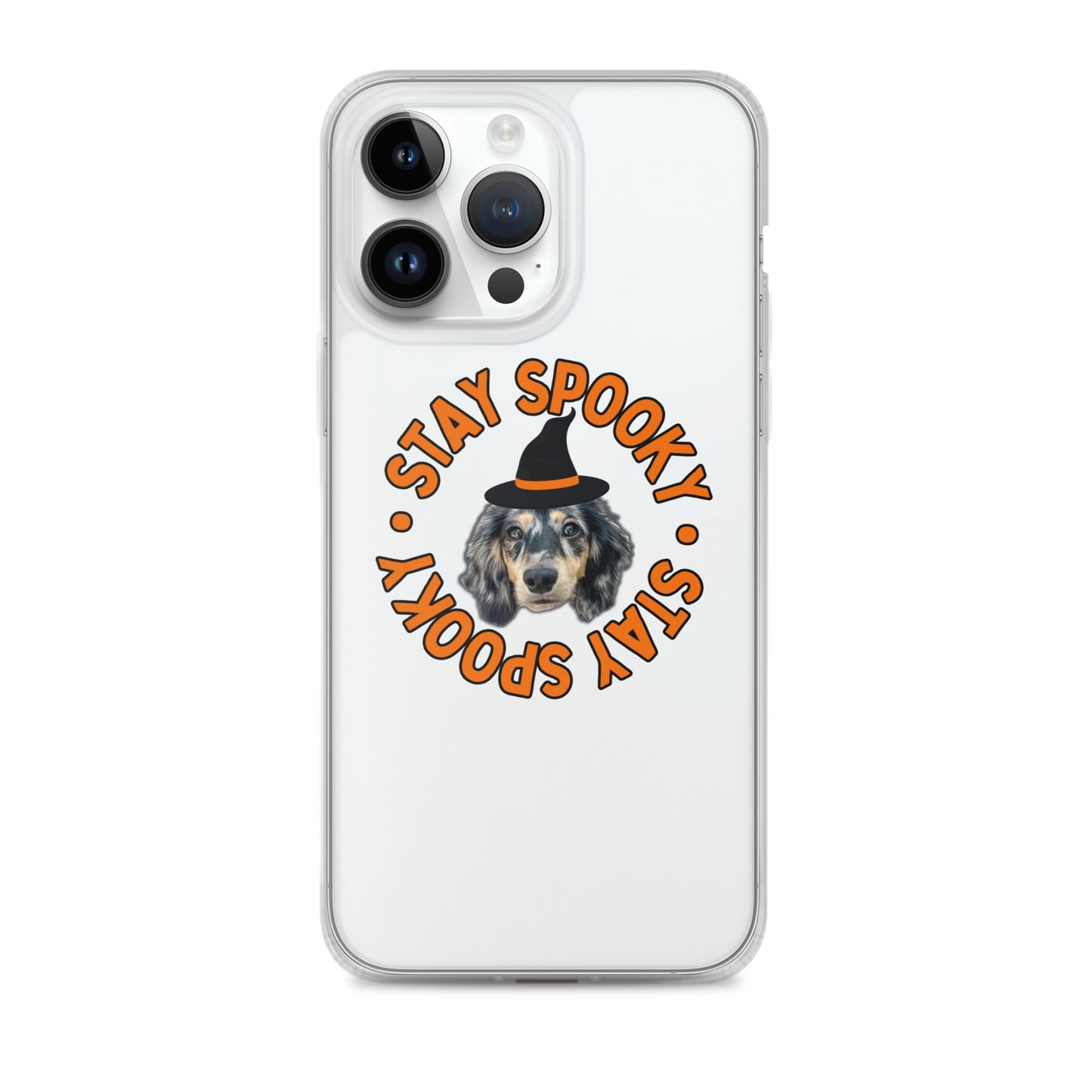 Stay Spooky Custom Clear Case for iPhone®