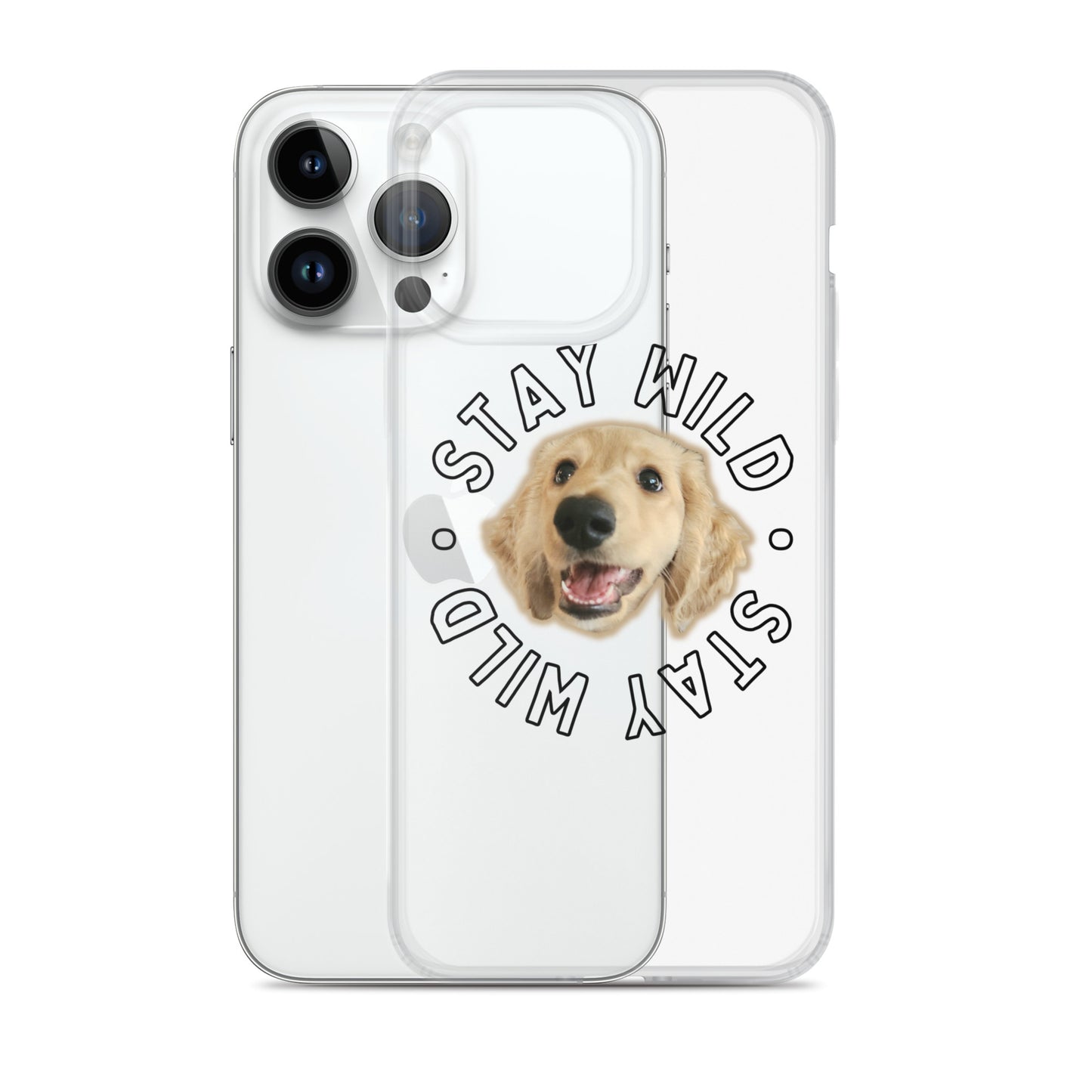 'Stay Wild' Custom Personalized Clear Case for iPhone®