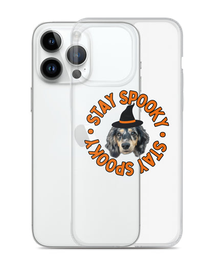 Stay Spooky Custom Clear Case for iPhone®