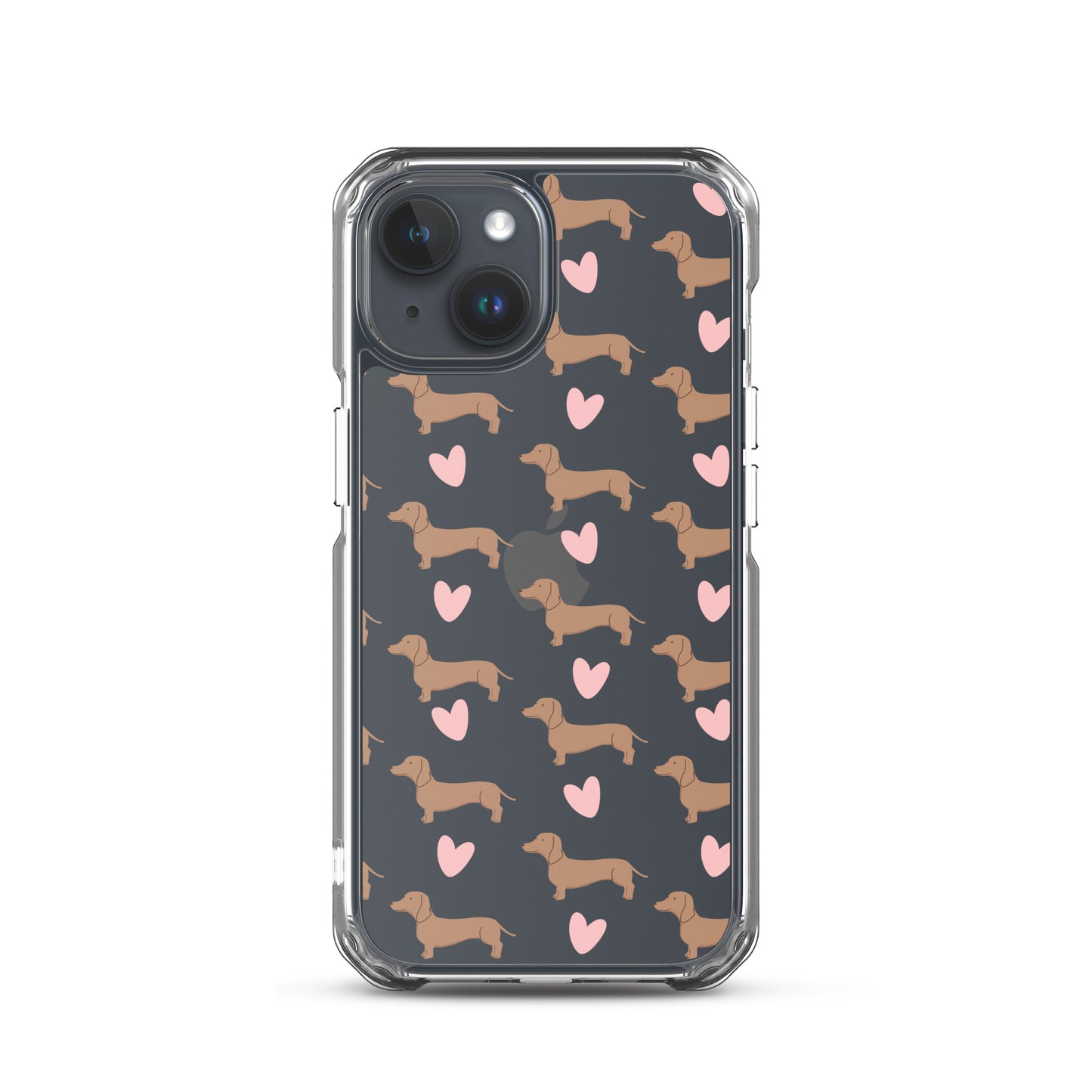 Dachshund Hearts Clear Case for iPhone®