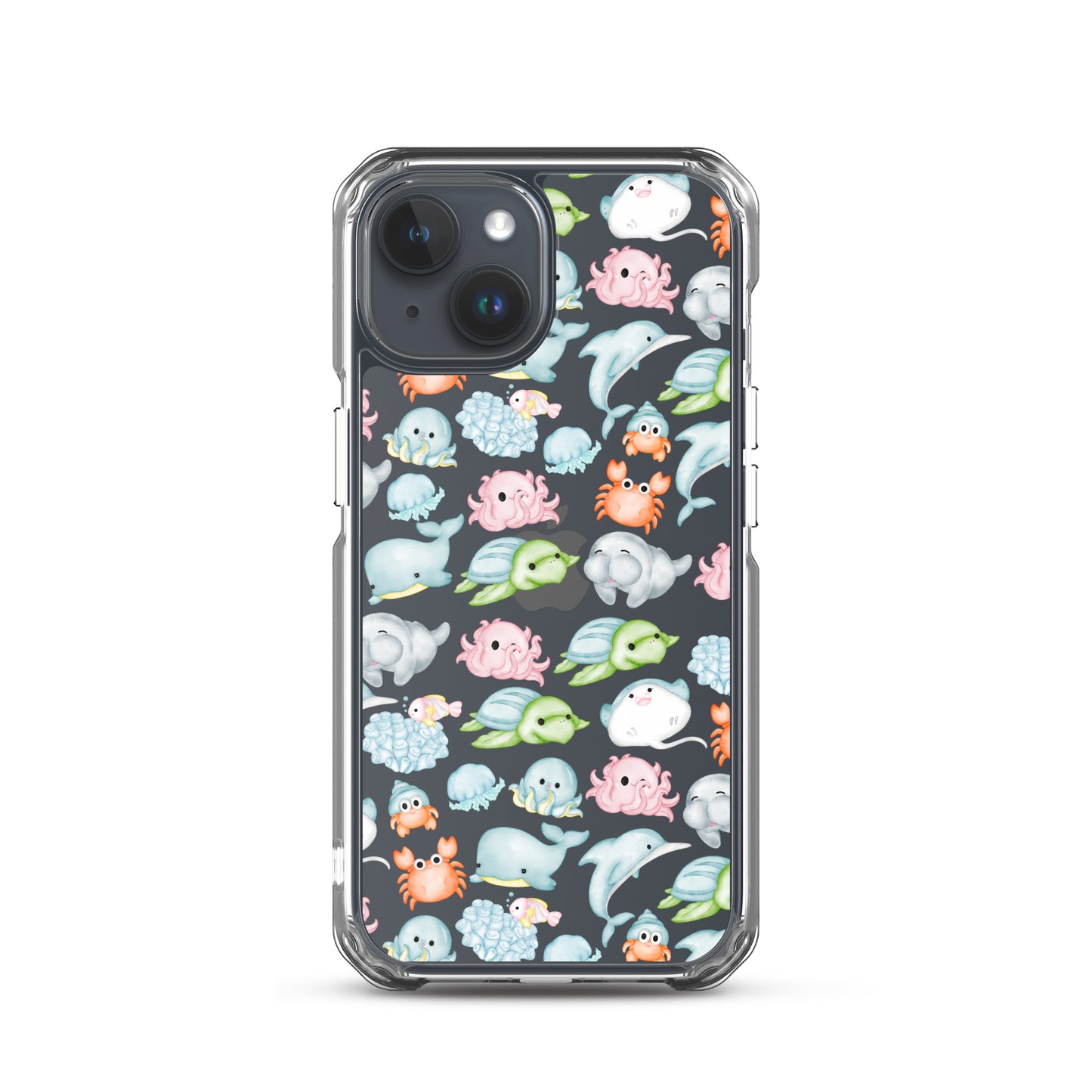 Under The Sea Animal Party Clear Case for iPhone®