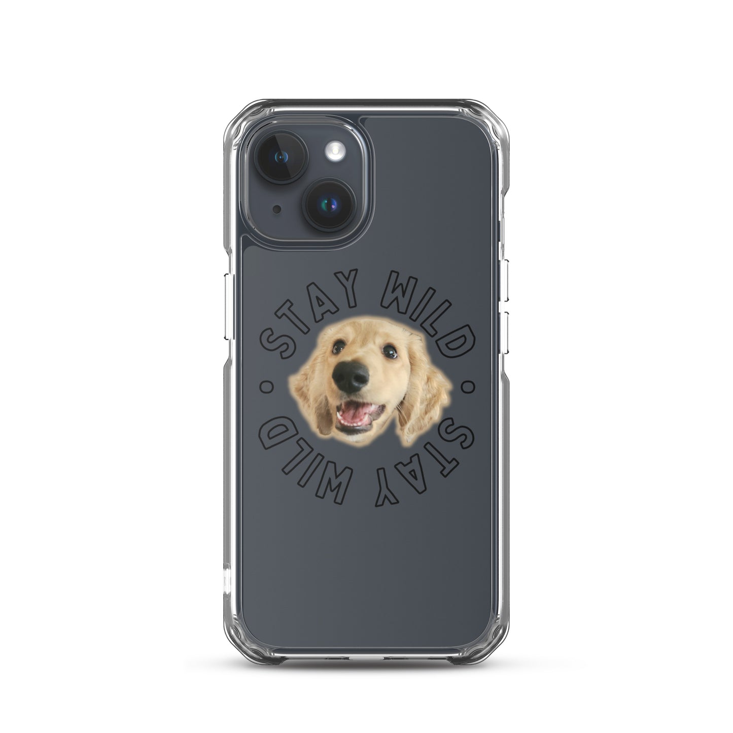 'Stay Wild' Custom Personalized Clear Case for iPhone®