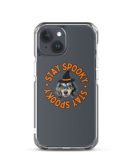 Stay Spooky Custom Clear Case for iPhone®