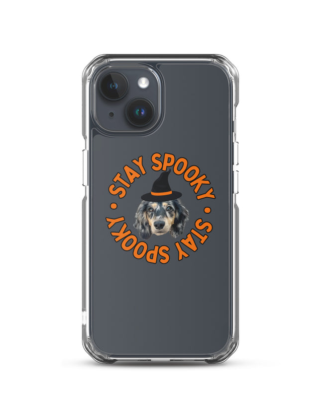 Stay Spooky Custom Clear Case for iPhone®