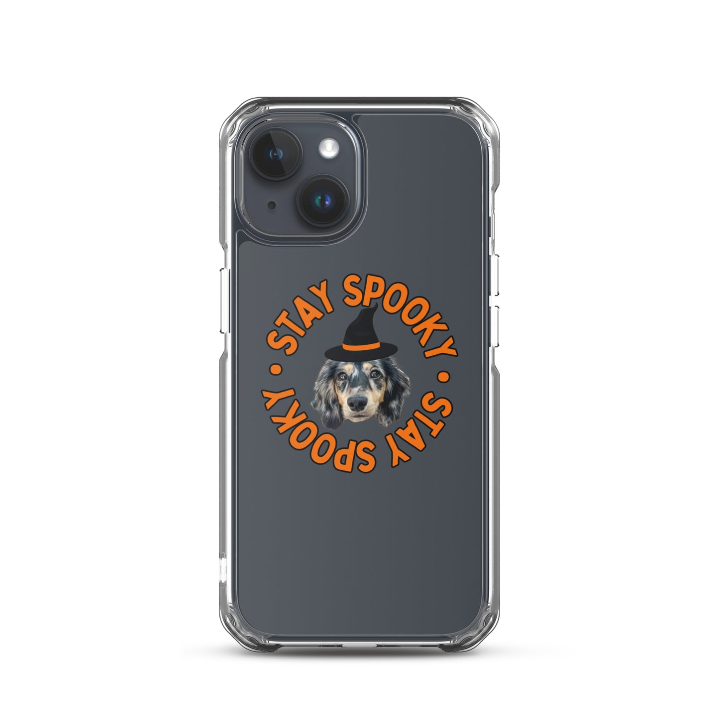 Stay Spooky Custom Clear Case for iPhone®