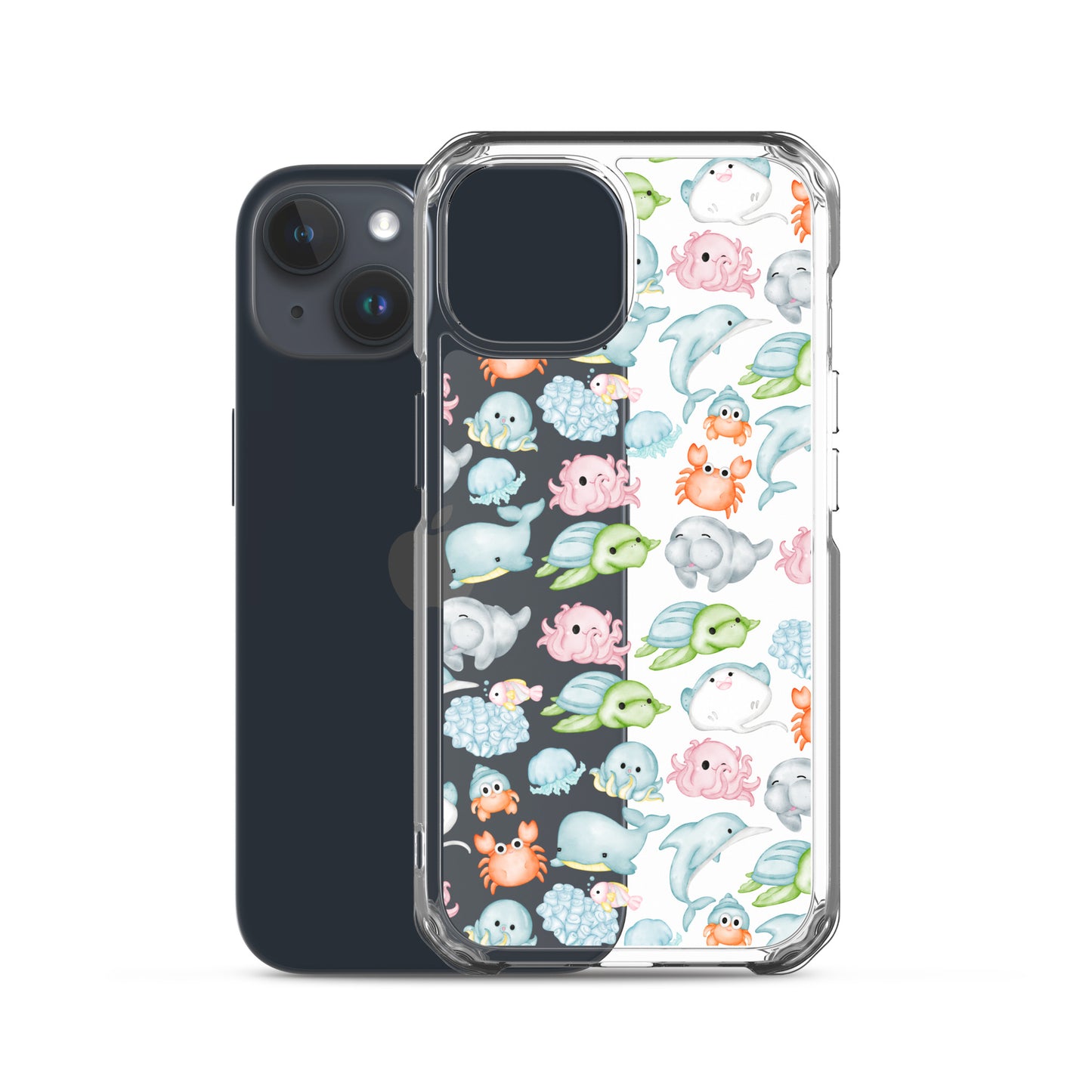 Under The Sea Animal Party Clear Case for iPhone®