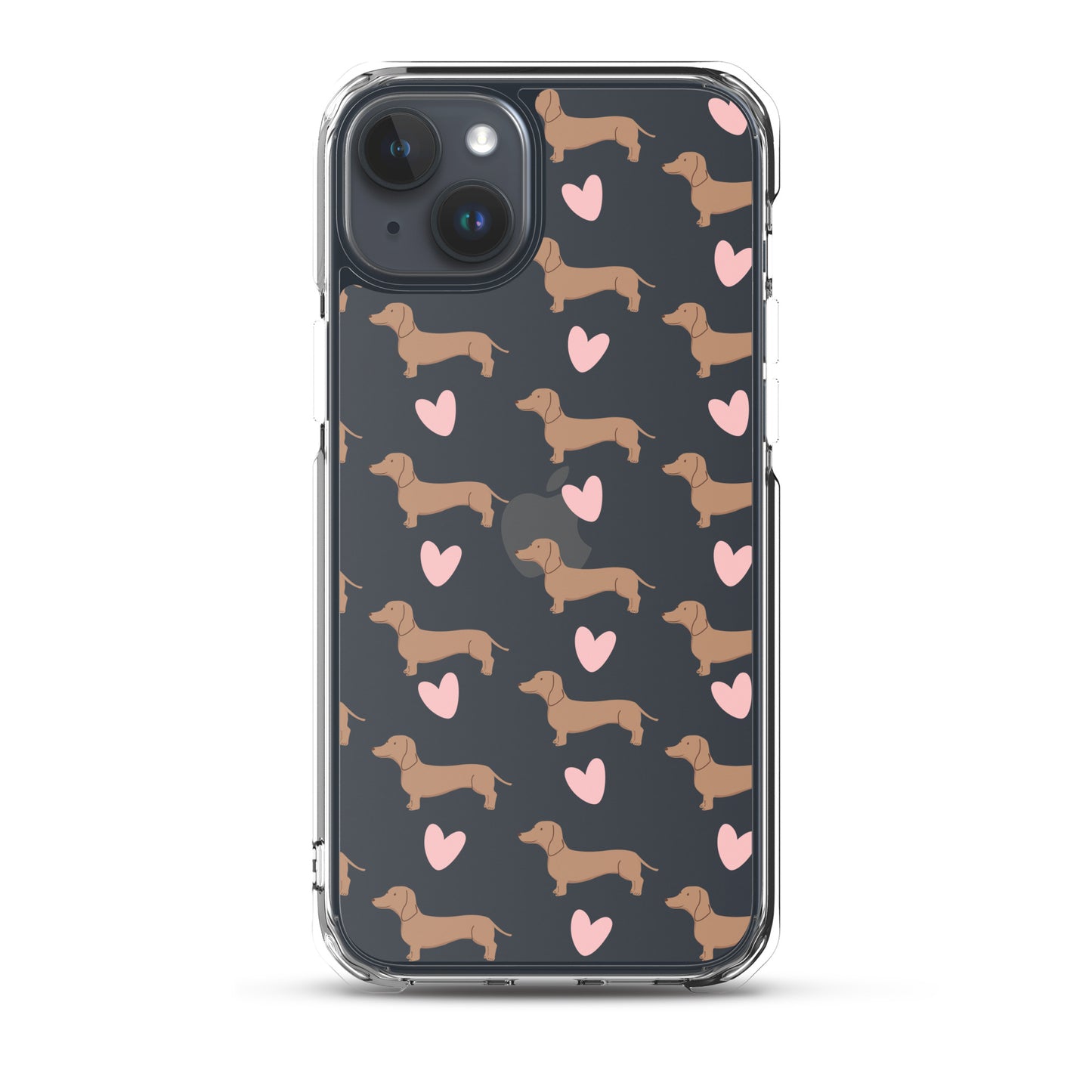 Dachshund Hearts Clear Case for iPhone®