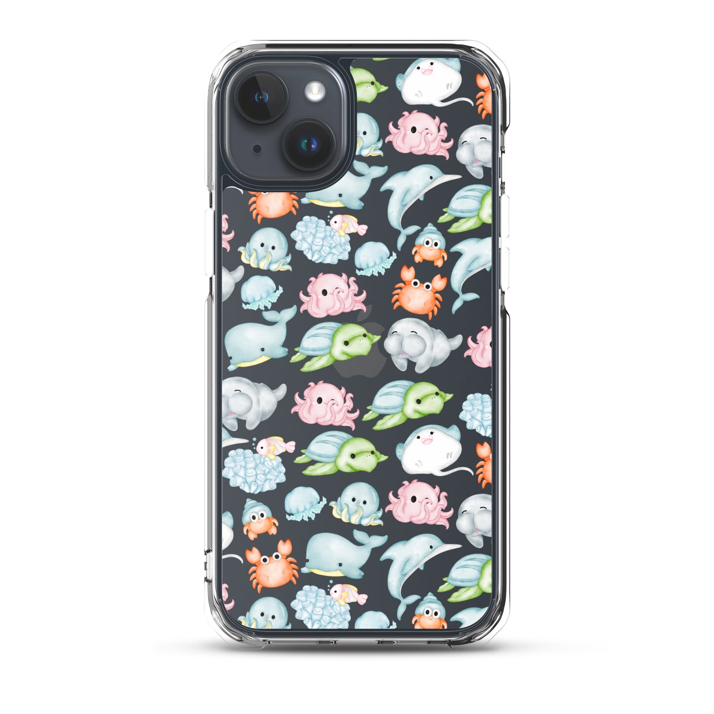 Under The Sea Animal Party Clear Case for iPhone®