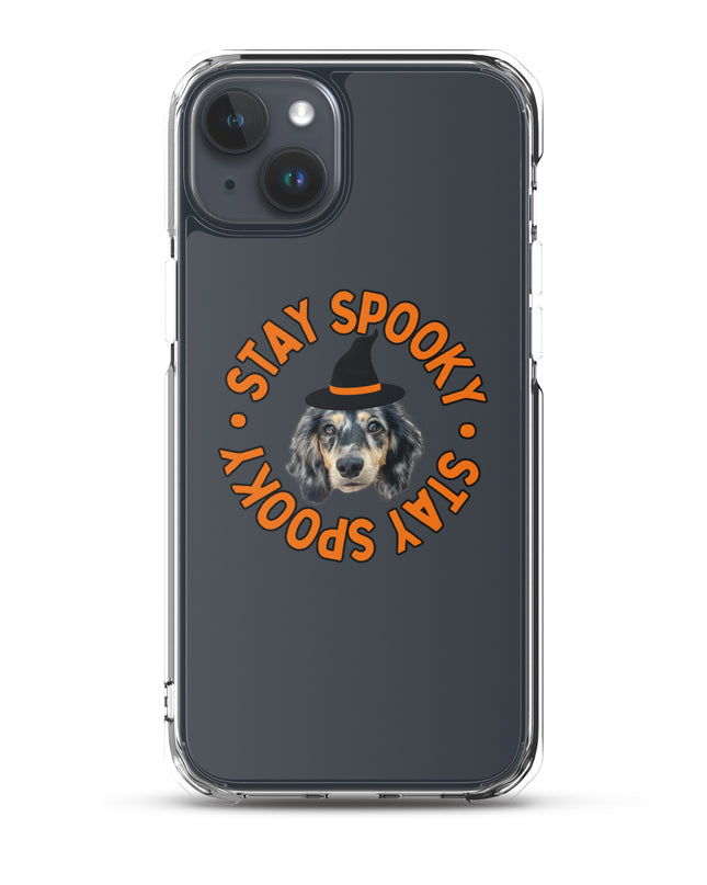 Stay Spooky Custom Clear Case for iPhone®