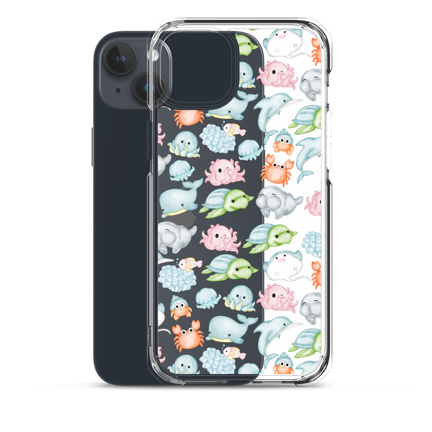 Under The Sea Animal Party Clear Case for iPhone®