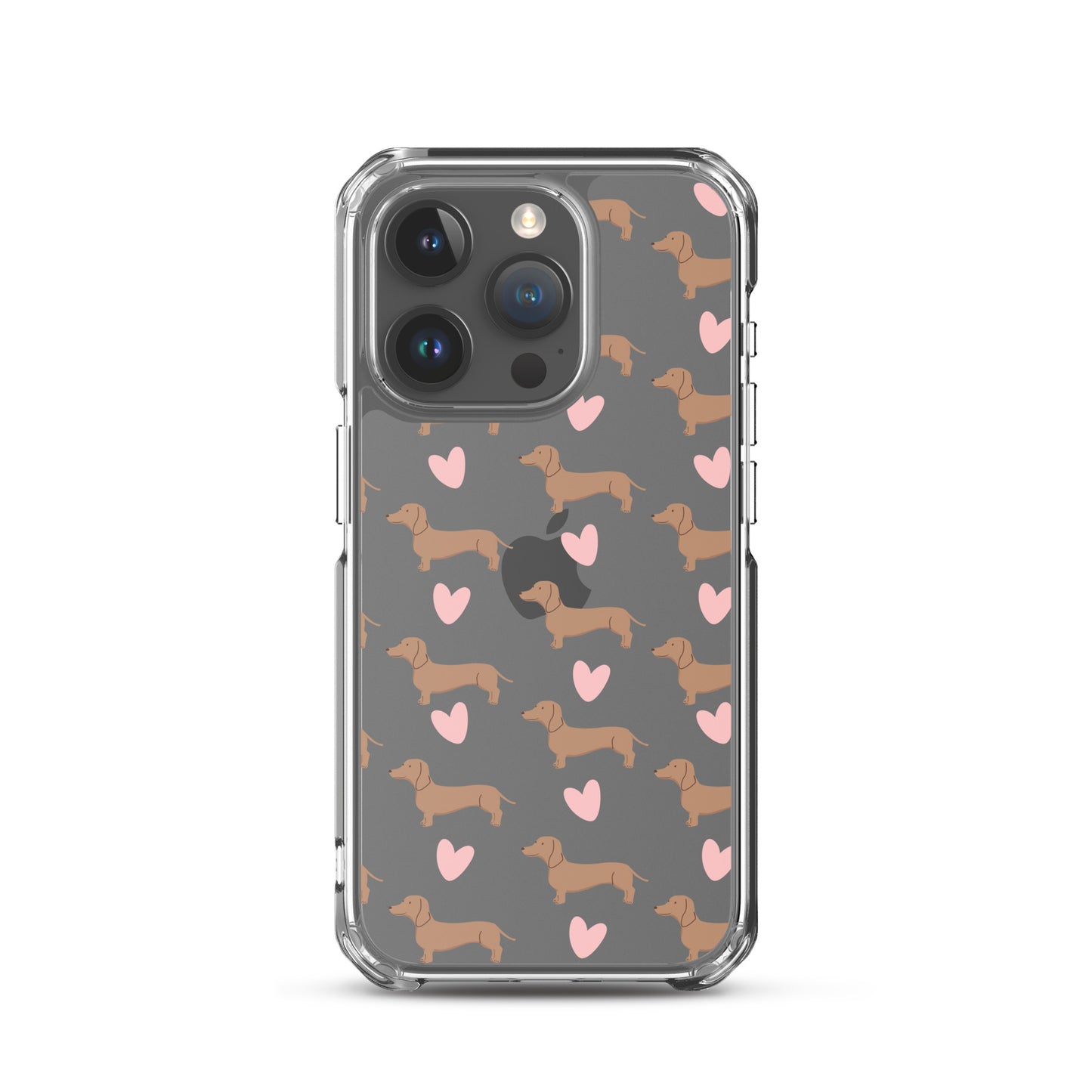 Dachshund Hearts Clear Case for iPhone®