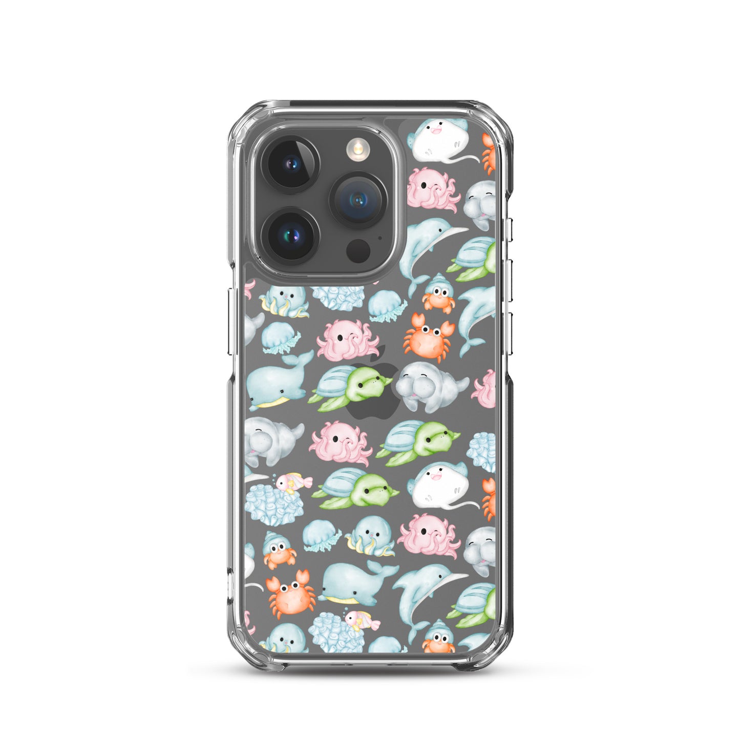 Under The Sea Animal Party Clear Case for iPhone®