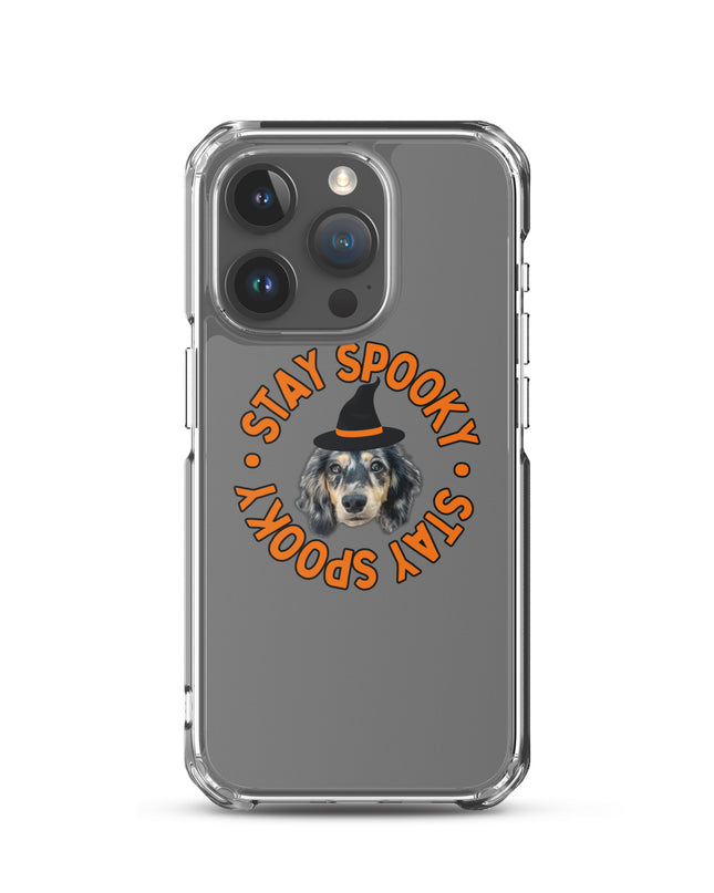 Stay Spooky Custom Clear Case for iPhone®