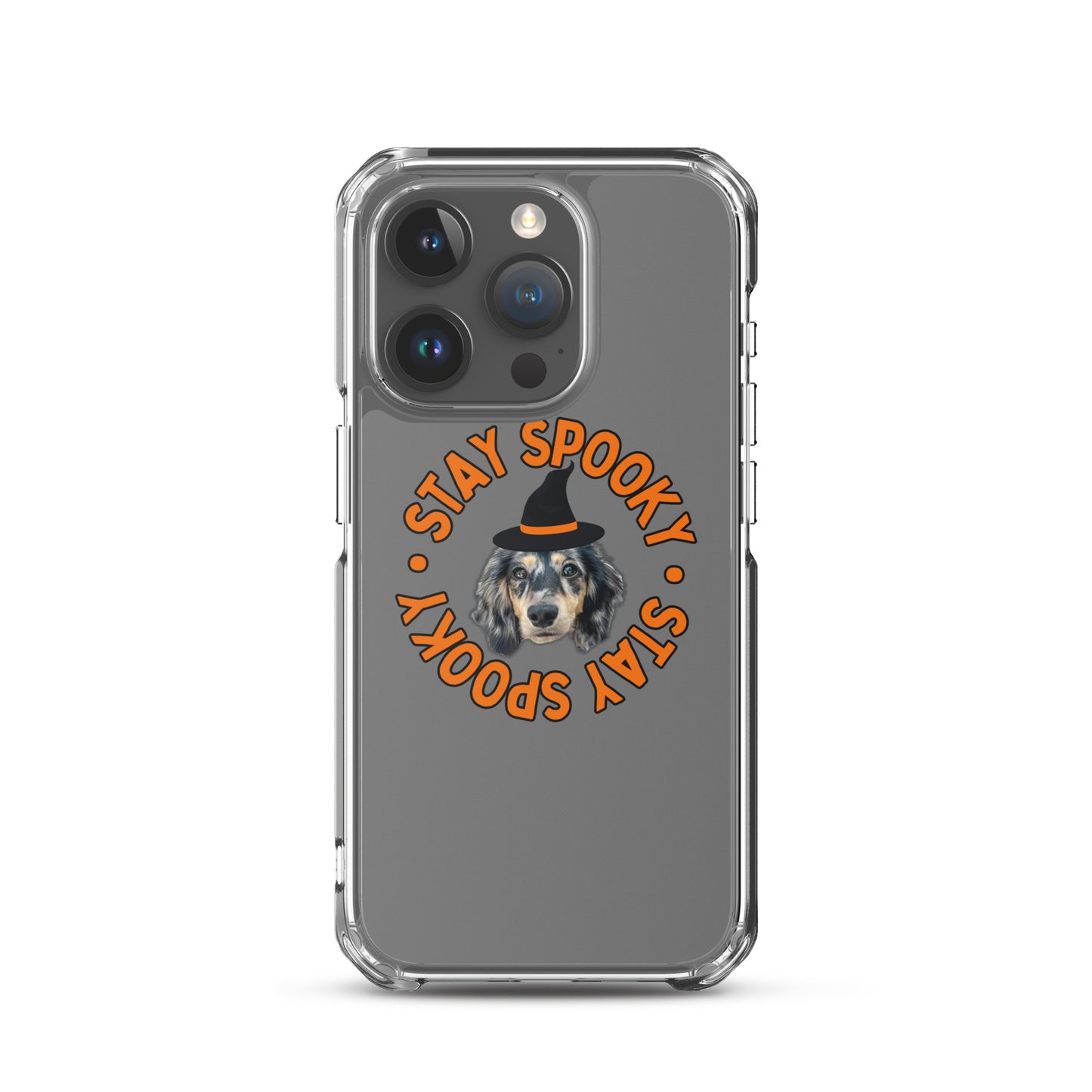 Stay Spooky Custom Clear Case for iPhone®