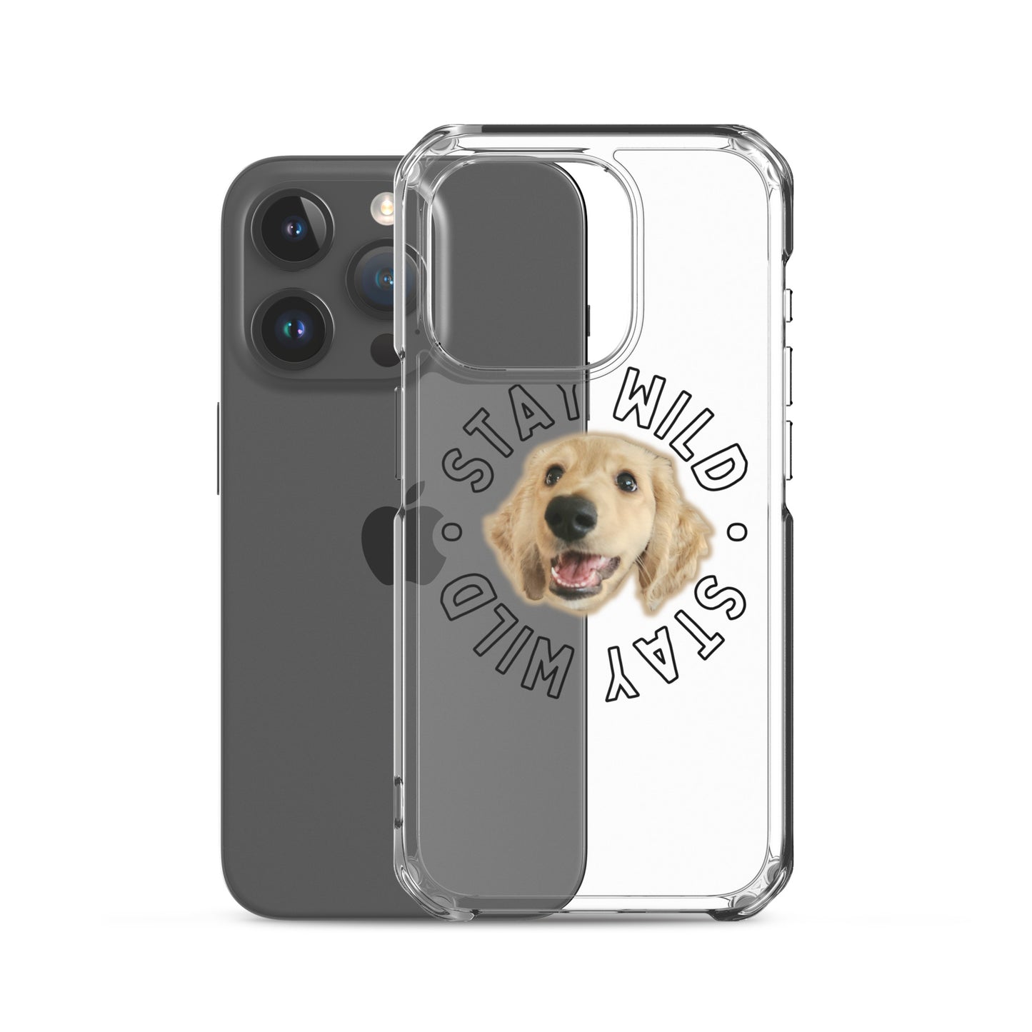 'Stay Wild' Custom Personalized Clear Case for iPhone®