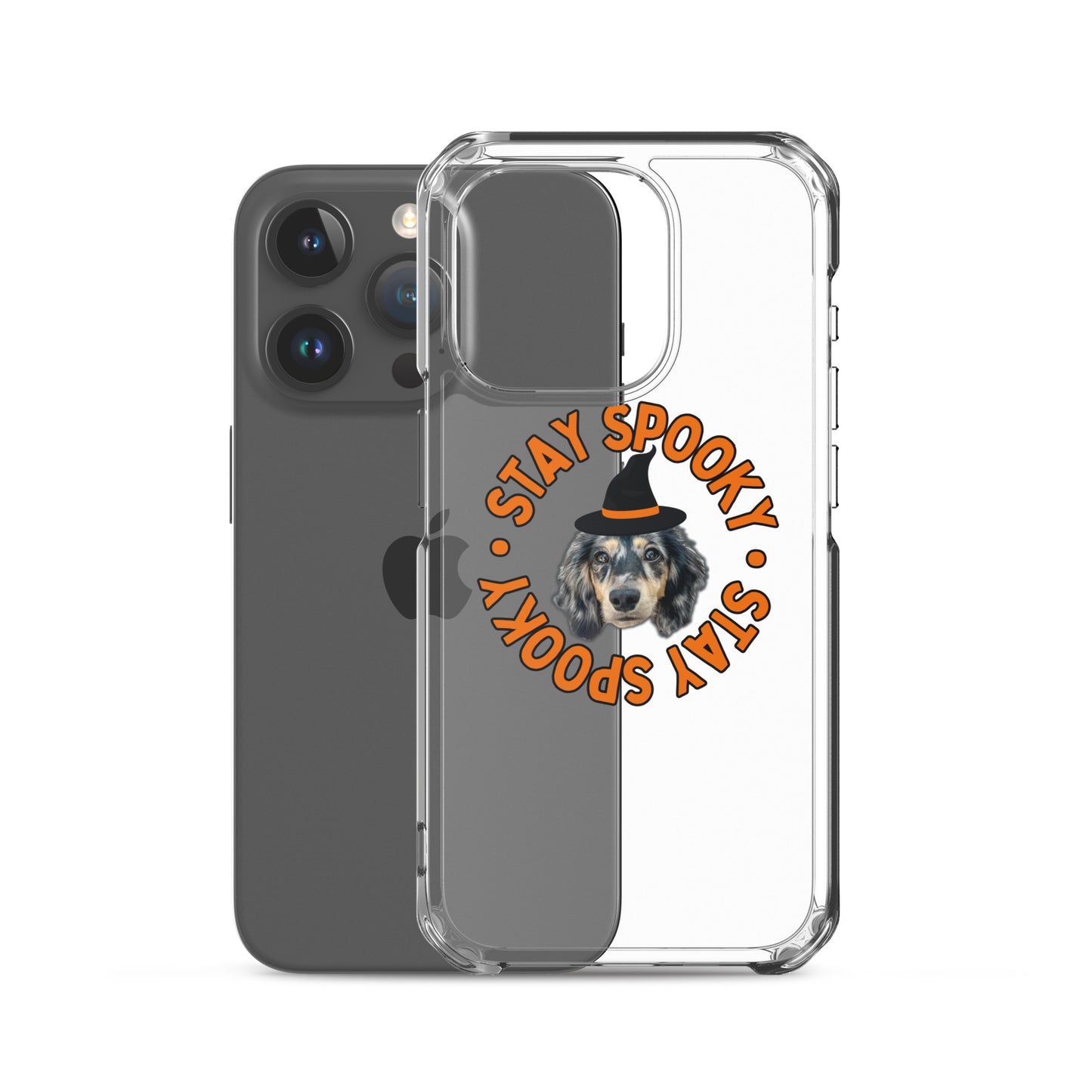 Stay Spooky Custom Clear Case for iPhone®