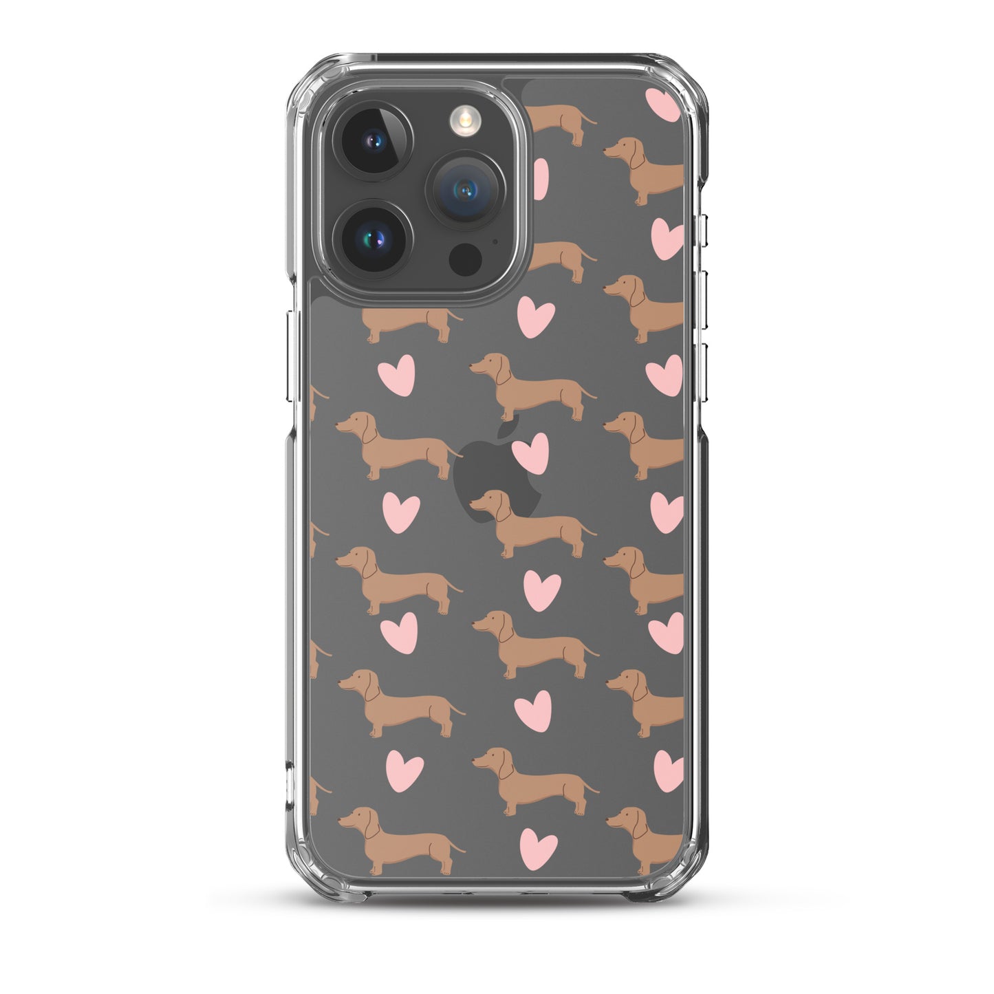 Dachshund Hearts Clear Case for iPhone®