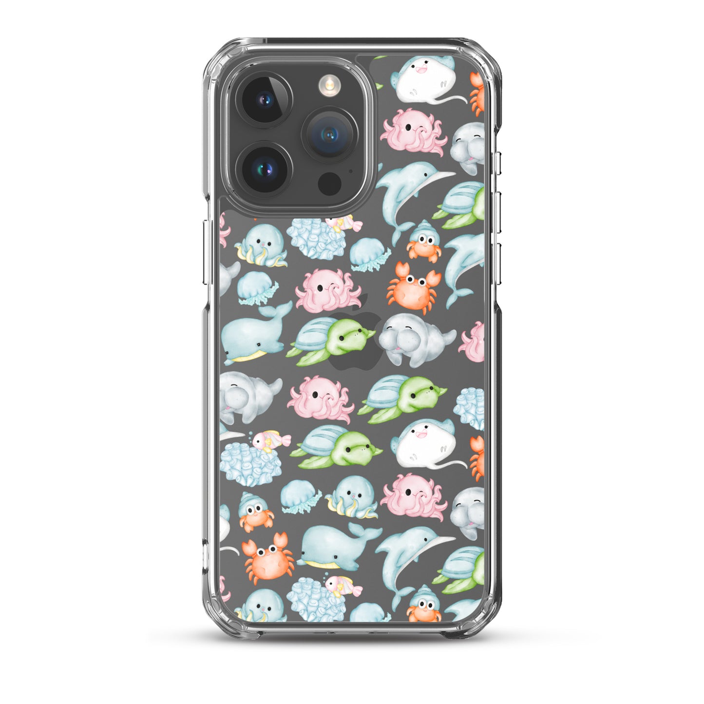 Under The Sea Animal Party Clear Case for iPhone®