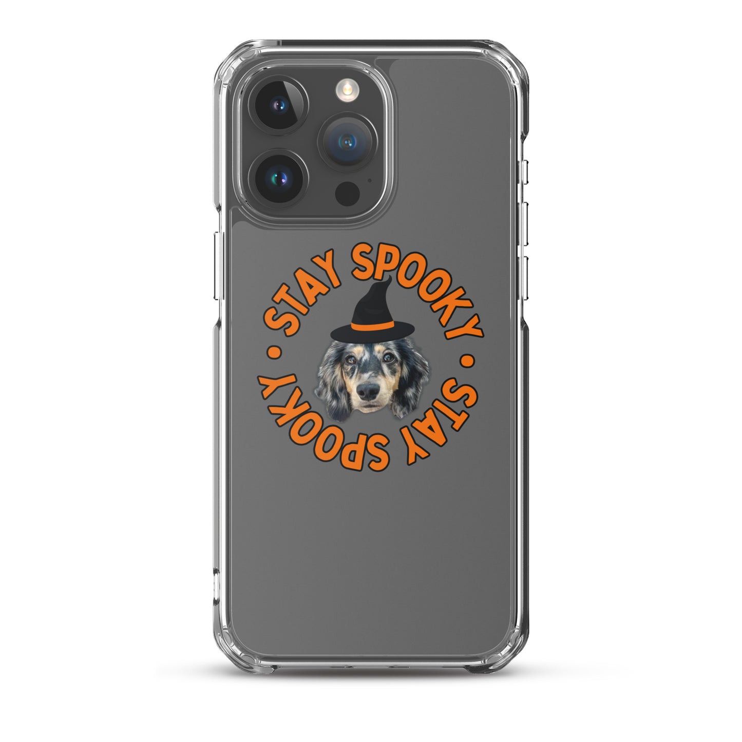 Stay Spooky Custom Clear Case for iPhone®