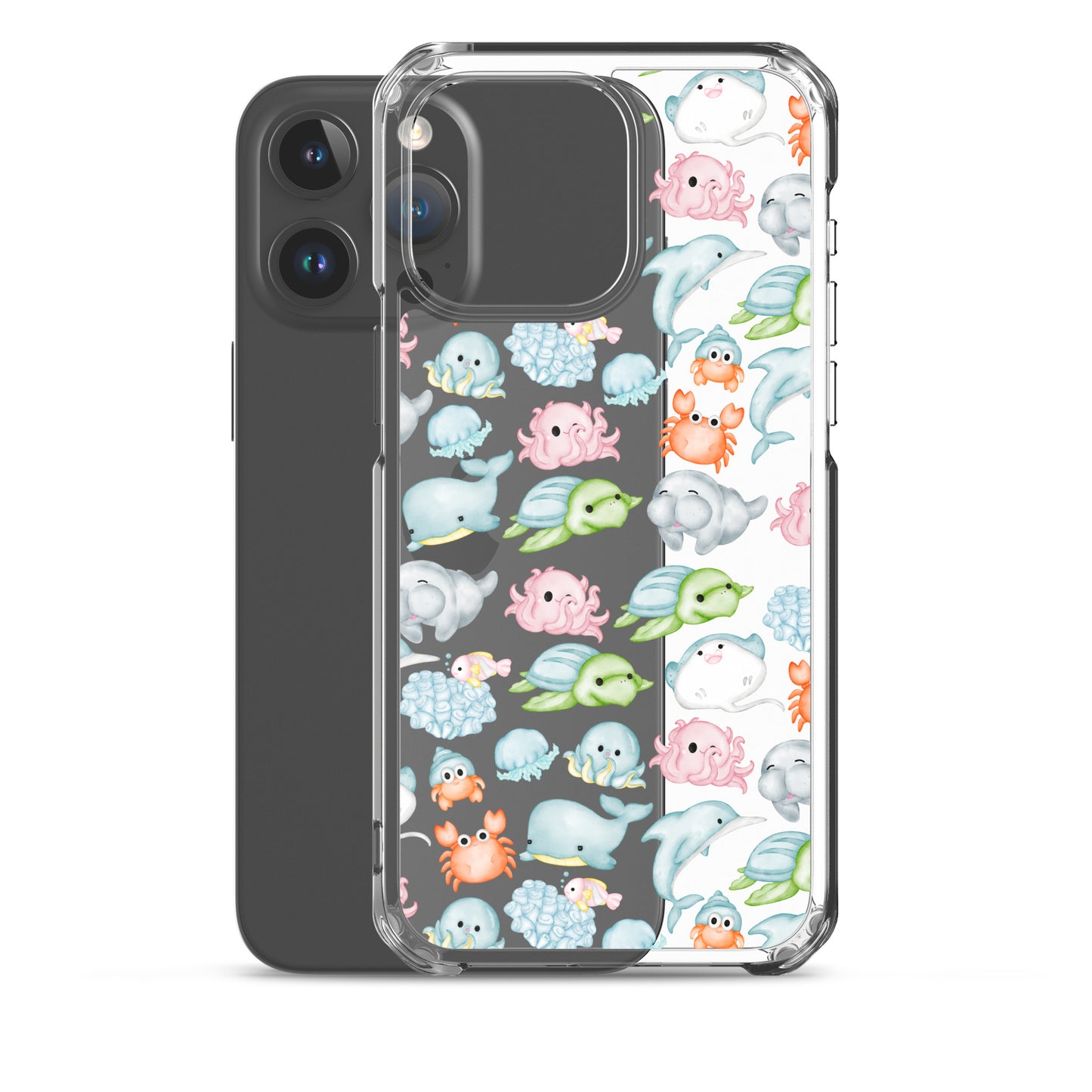 Under The Sea Animal Party Clear Case for iPhone®