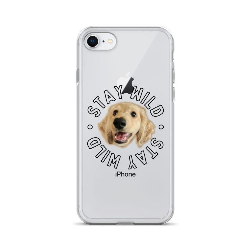 'Stay Wild' Custom Personalized Clear Case for iPhone®