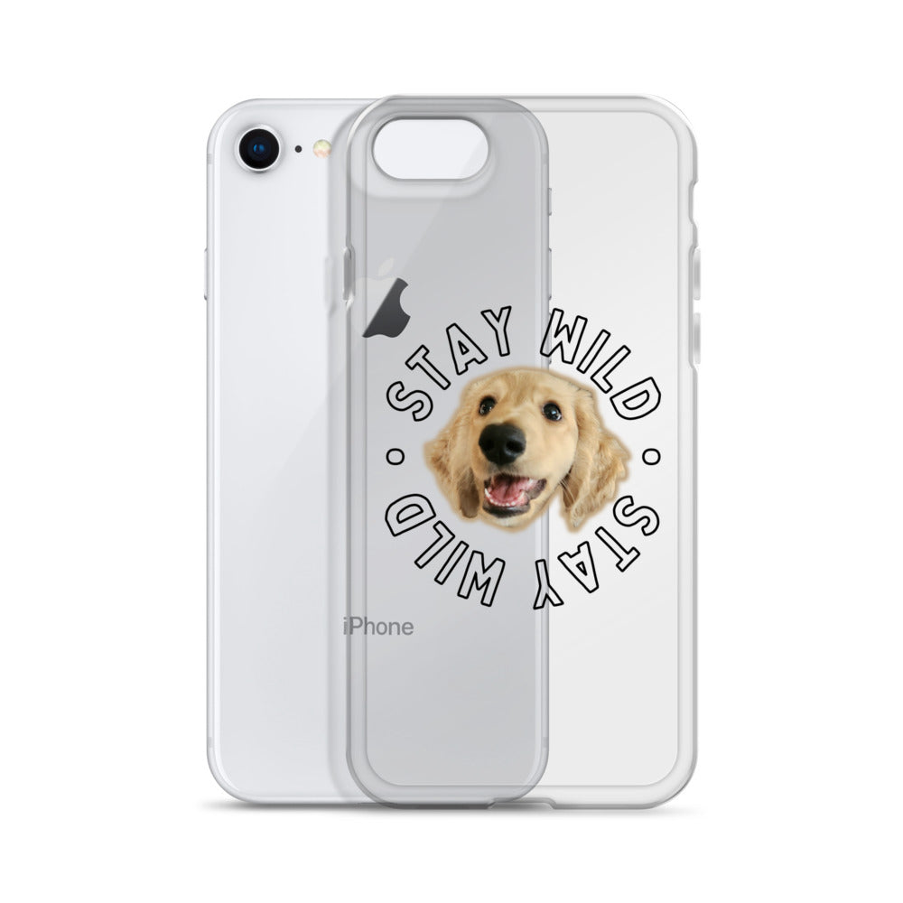 'Stay Wild' Custom Personalized Clear Case for iPhone®