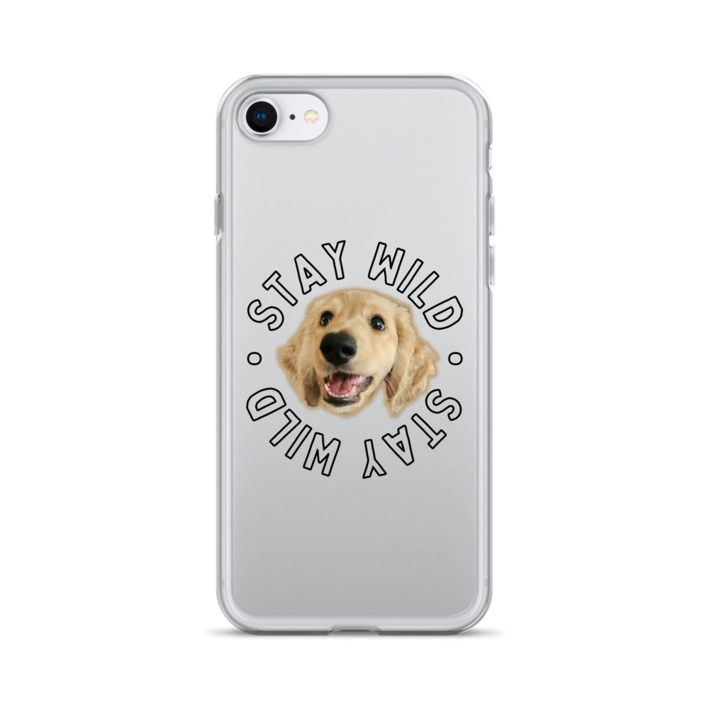 'Stay Wild' Custom Personalized Clear Case for iPhone®