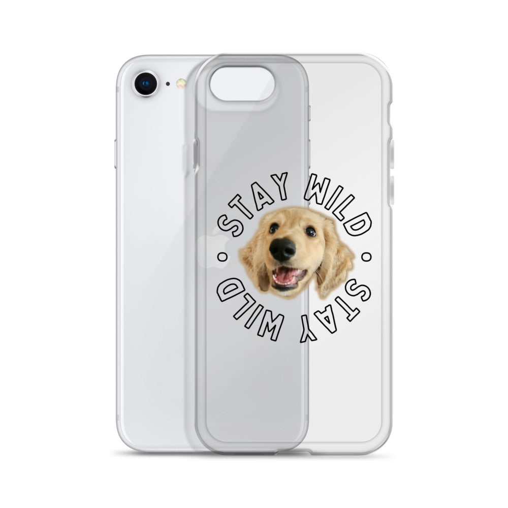 'Stay Wild' Custom Personalized Clear Case for iPhone®