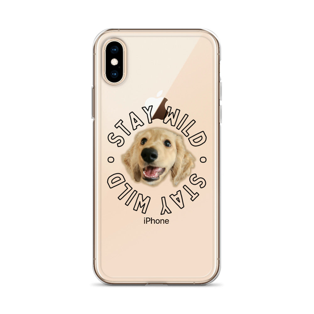 'Stay Wild' Custom Personalized Clear Case for iPhone®