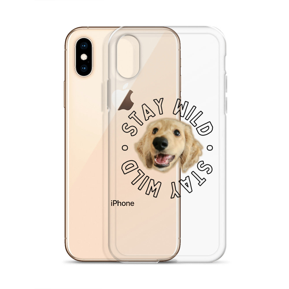 'Stay Wild' Custom Personalized Clear Case for iPhone®