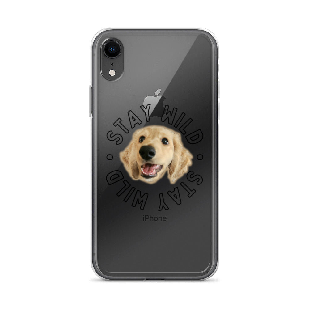 'Stay Wild' Custom Personalized Clear Case for iPhone®