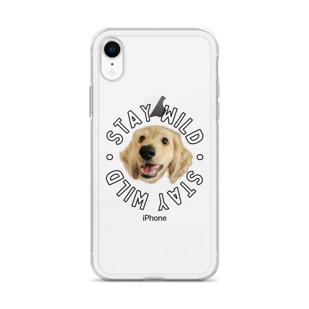 'Stay Wild' Custom Personalized Clear Case for iPhone®