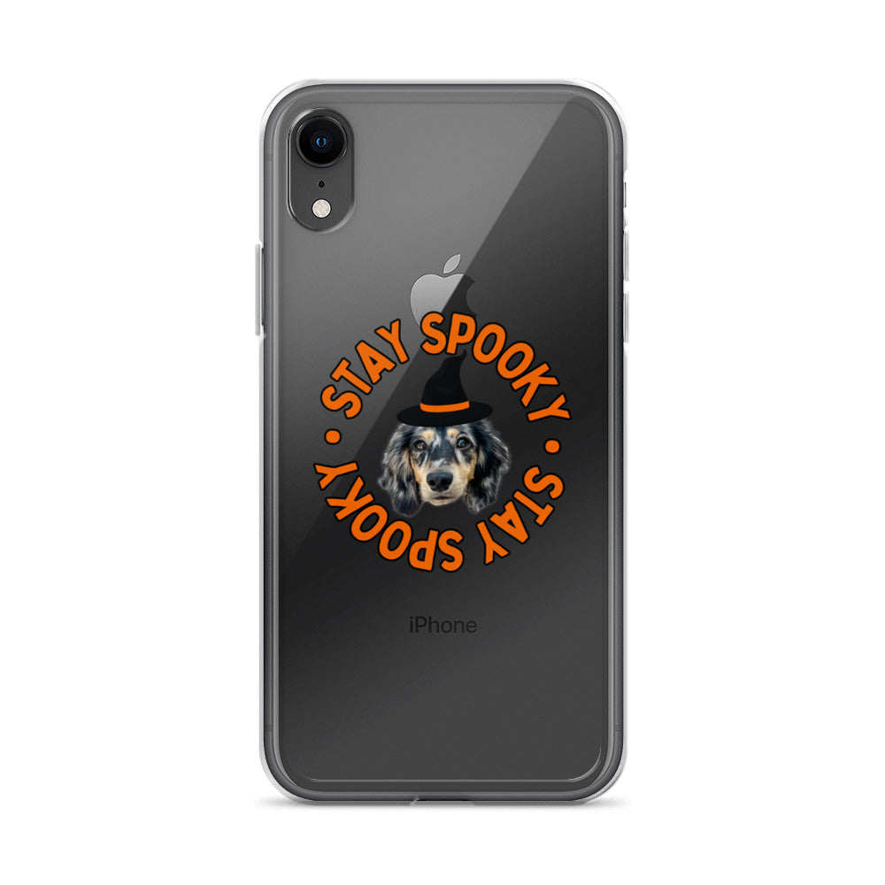 Stay Spooky Custom Clear Case for iPhone®