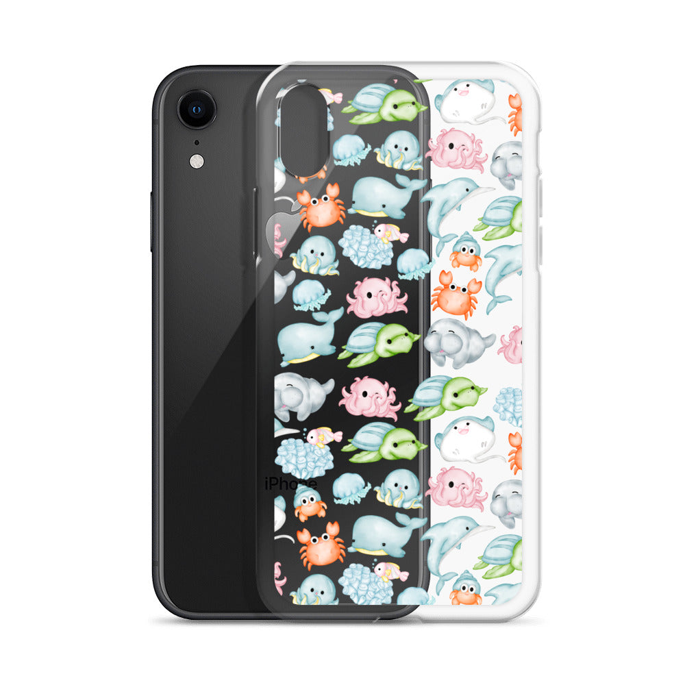 Under The Sea Animal Party Clear Case for iPhone®