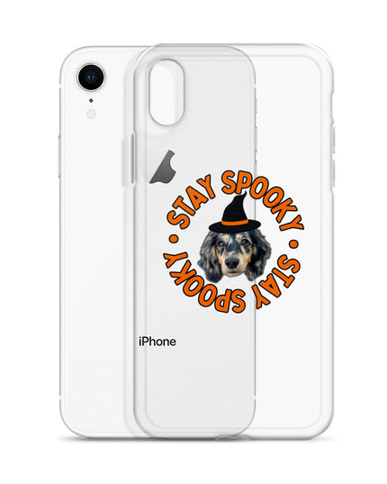 Stay Spooky Custom Clear Case for iPhone®