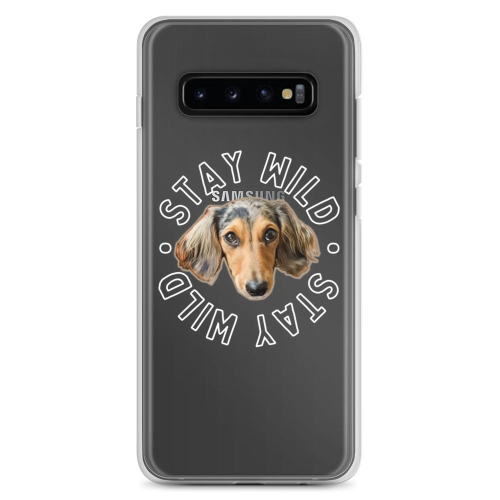 'Stay Wild' Personalized Custom Clear Case for Samsung®