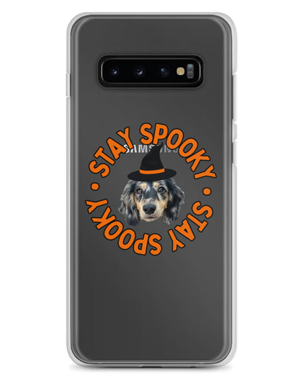 Stay Spooky Custom Clear Case for Samsung®