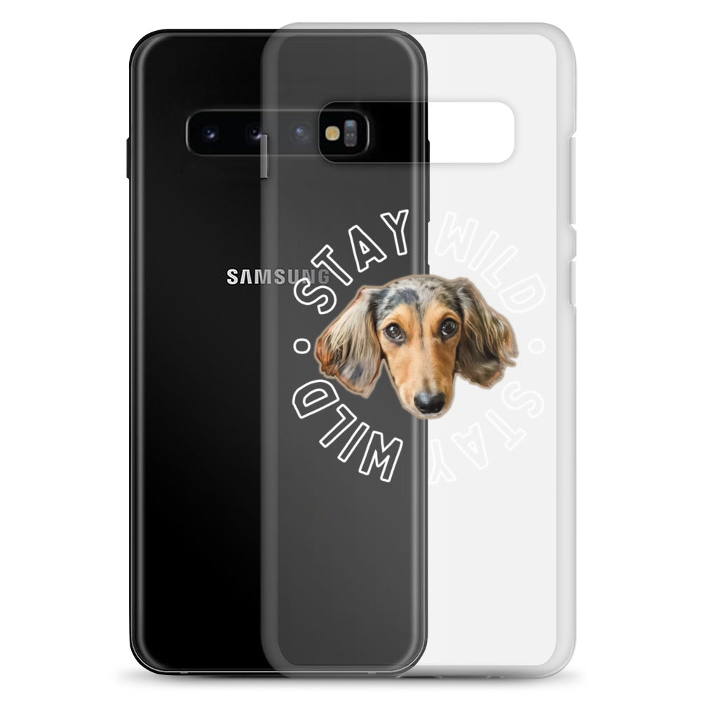 'Stay Wild' Personalized Custom Clear Case for Samsung®