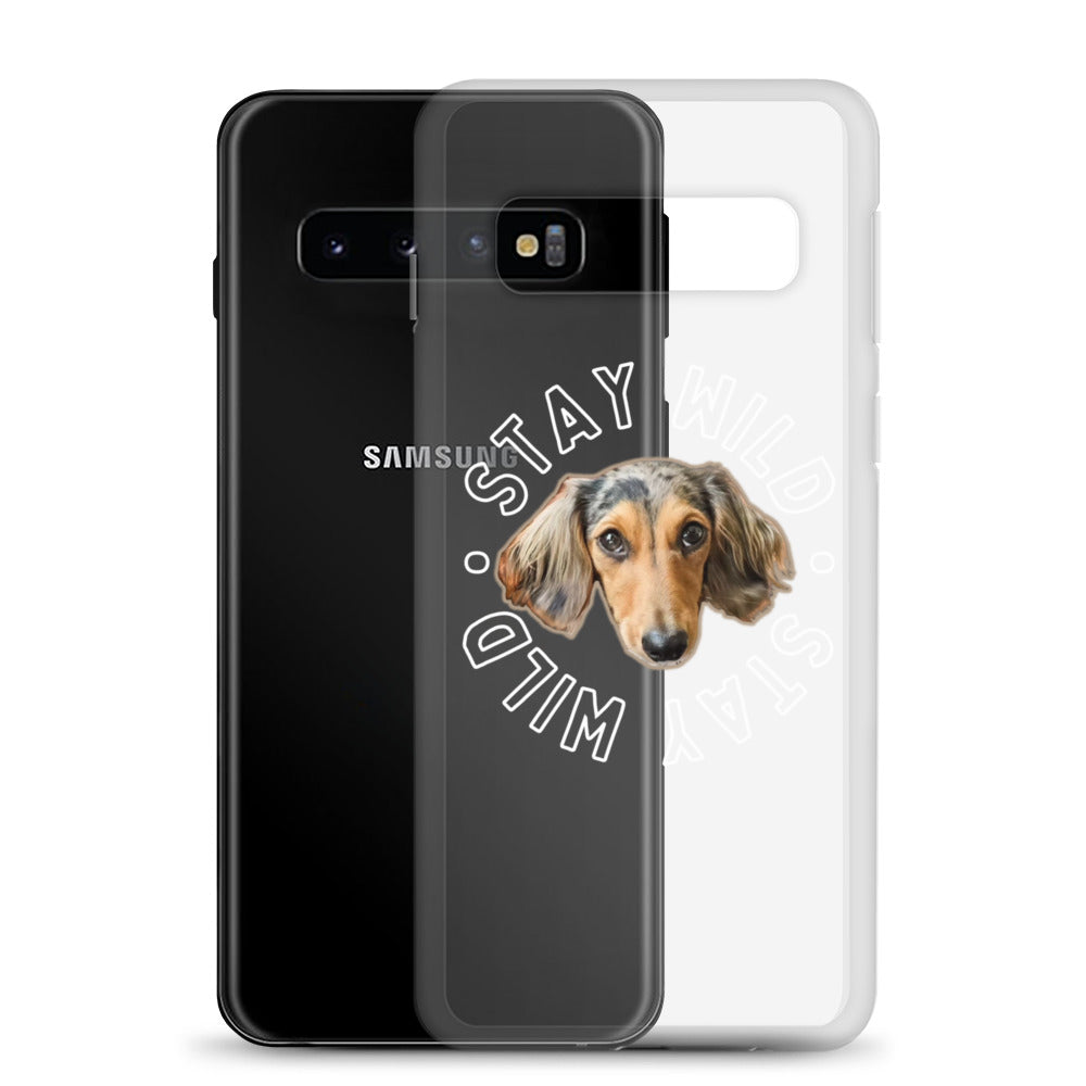 'Stay Wild' Personalized Custom Clear Case for Samsung®