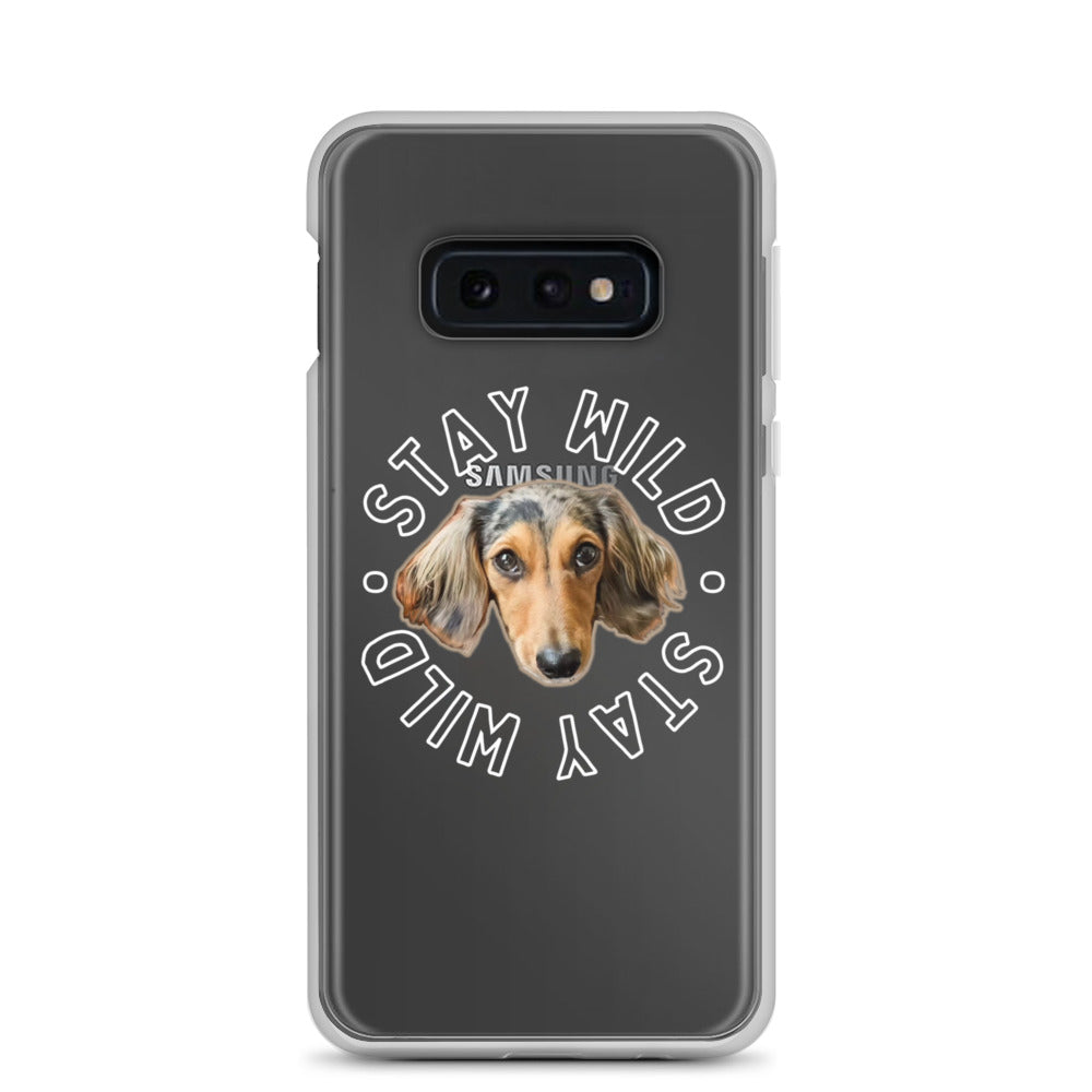 'Stay Wild' Personalized Custom Clear Case for Samsung®