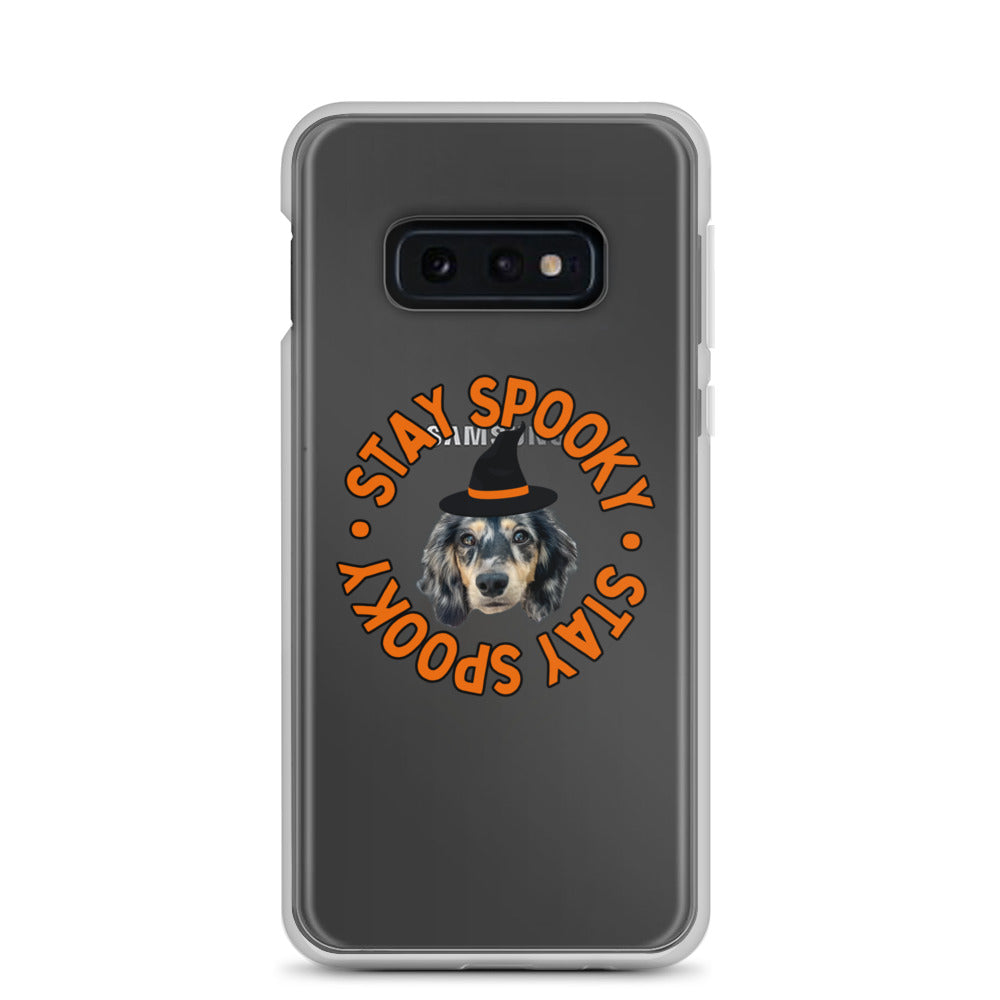 Stay Spooky Custom Clear Case for Samsung®