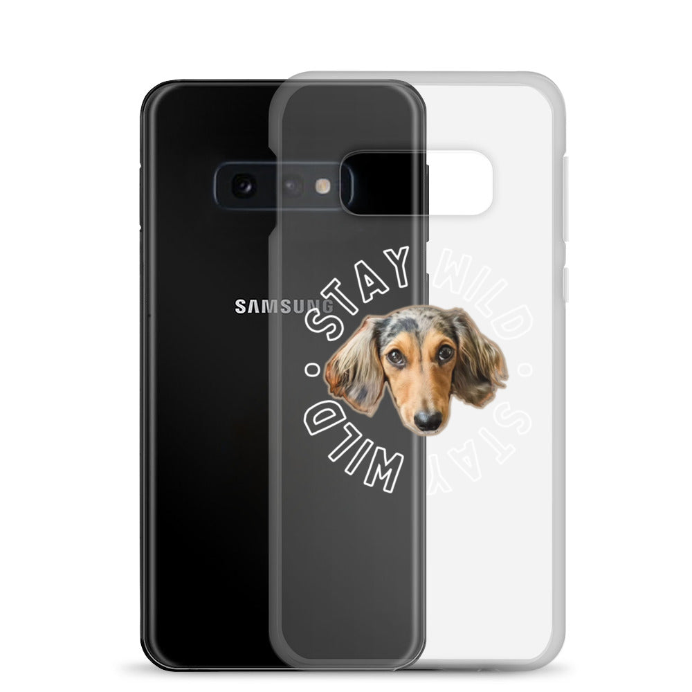 'Stay Wild' Personalized Custom Clear Case for Samsung®