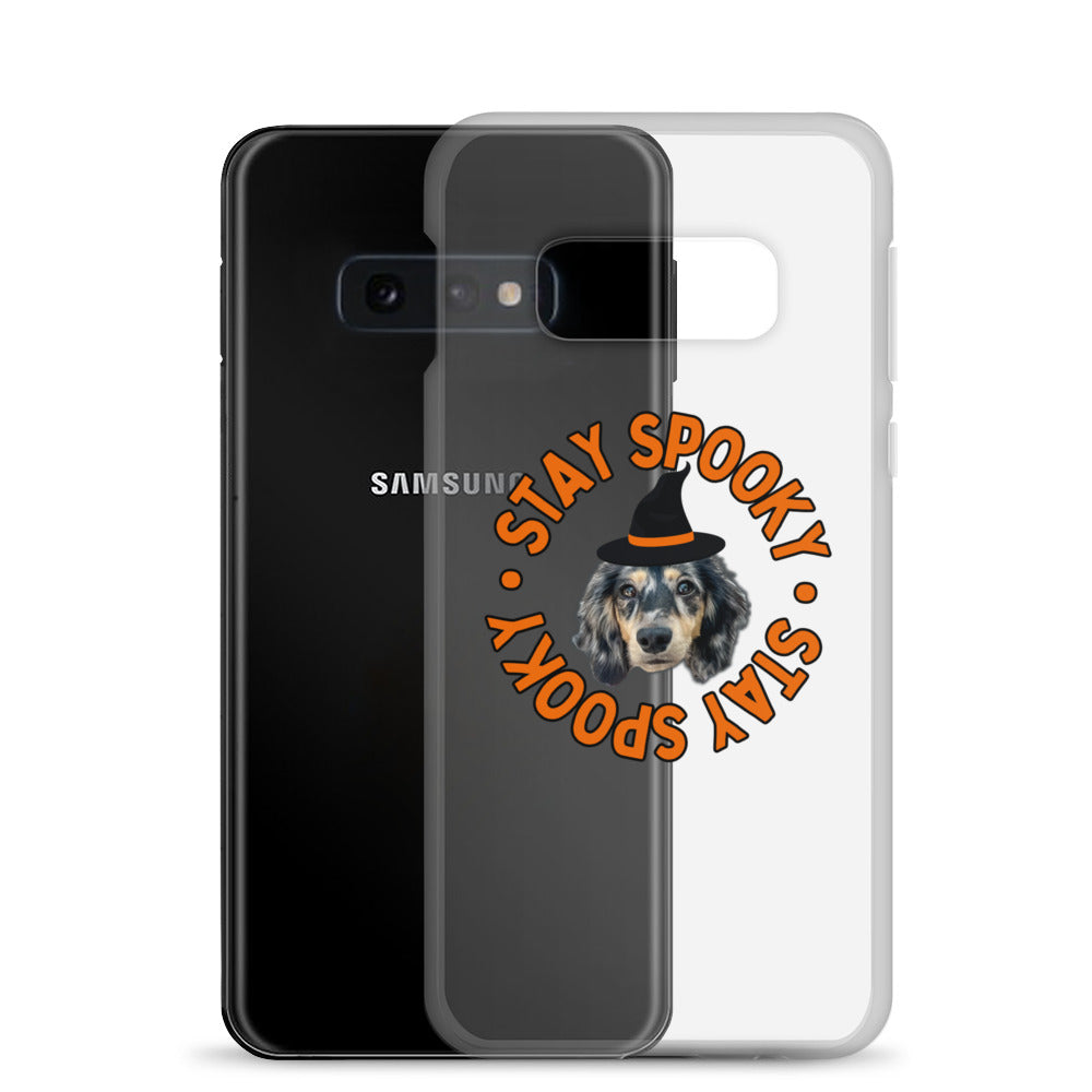 Stay Spooky Custom Clear Case for Samsung®