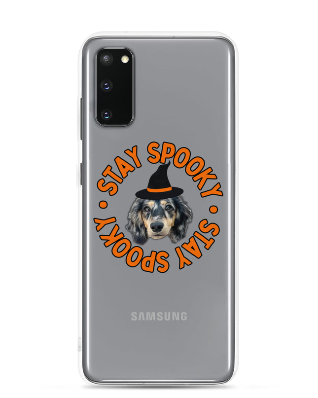 Stay Spooky Custom Clear Case for Samsung®