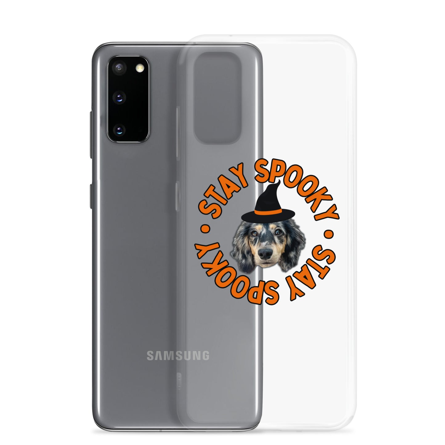 Stay Spooky Custom Clear Case for Samsung®