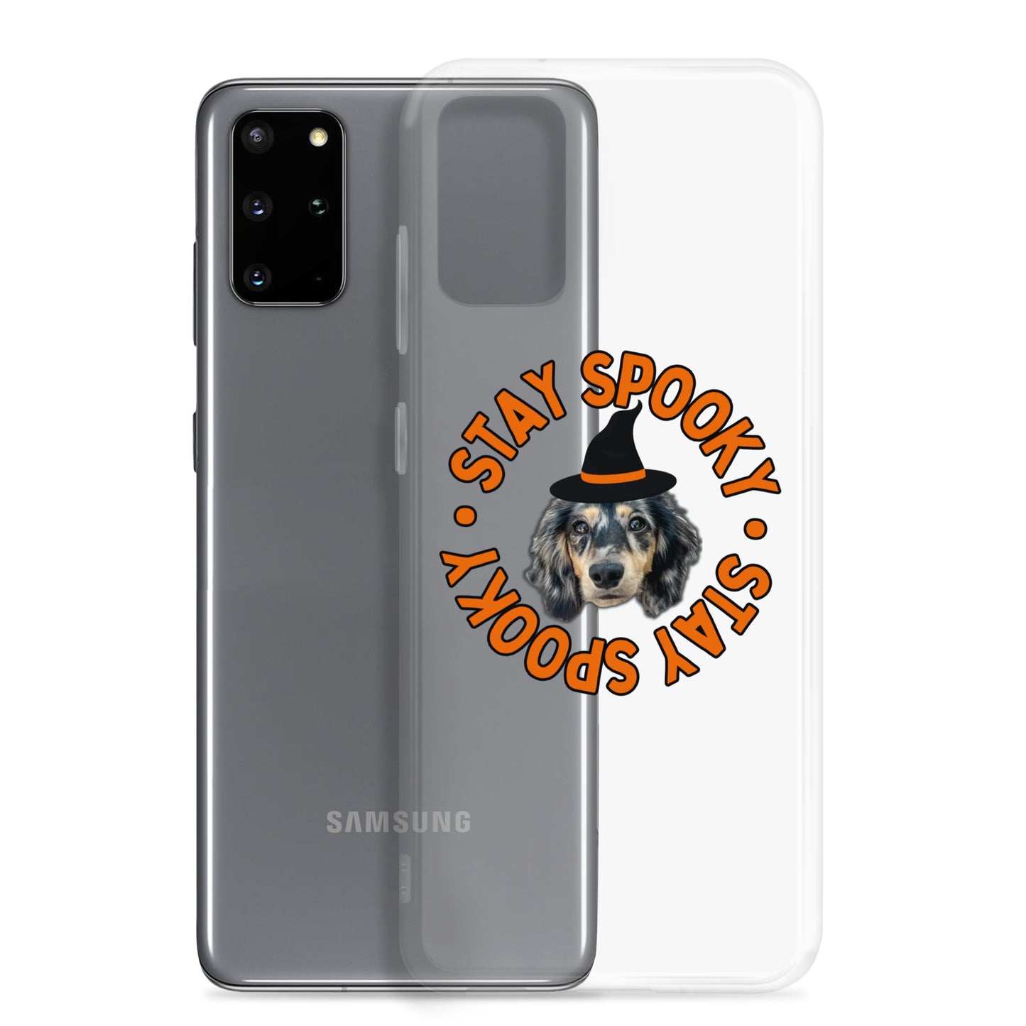 Stay Spooky Custom Clear Case for Samsung®