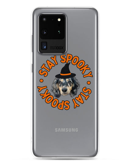 Stay Spooky Custom Clear Case for Samsung®